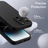 image:imageJETech Magnetic Silicone Case for iPhone 14 Pro Max Black  Compatible with MagSafe Silky Soft Touch Full Camera Lens Protection Shock Absorbing Phone CoverBlack
