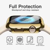 image:imageJETech Plated Case for Apple Watch Series 1110 46mm Gold  Builtin Tempered Glass Screen Protector Metallic Finish High Touch Sensitivity Full ProtectionGold