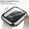 image:imageJETech Plated Case for Apple Watch Series 1110 46mm Gold  Builtin Tempered Glass Screen Protector Metallic Finish High Touch Sensitivity Full ProtectionSilver