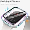 image:imageJETech Plated Case for Apple Watch Series 1110 46mm Gold  Builtin Tempered Glass Screen Protector Metallic Finish High Touch Sensitivity Full ProtectionColorful