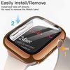 image:imageJETech Plated Case for Apple Watch Series 1110 46mm Gold  Builtin Tempered Glass Screen Protector Metallic Finish High Touch Sensitivity Full ProtectionCopper Rose Gold