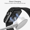 image:imageJETech Plated Case for Apple Watch Series 1110 46mm Gold  Builtin Tempered Glass Screen Protector Metallic Finish High Touch Sensitivity Full ProtectionBlack