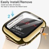 image:imageJETech Plated Case for Apple Watch Series 1110 46mm Gold  Builtin Tempered Glass Screen Protector Metallic Finish High Touch Sensitivity Full ProtectionGold