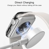 image:imageJETech Plated Case for Apple Watch Series 1110 46mm Gold  Builtin Tempered Glass Screen Protector Metallic Finish High Touch Sensitivity Full ProtectionSilver
