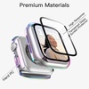 image:imageJETech Plated Case for Apple Watch Series 1110 46mm Gold  Builtin Tempered Glass Screen Protector Metallic Finish High Touch Sensitivity Full ProtectionColorful