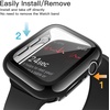 image:imageJETech Plated Case for Apple Watch Series 1110 46mm Gold  Builtin Tempered Glass Screen Protector Metallic Finish High Touch Sensitivity Full ProtectionBlack
