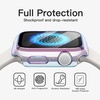 image:imageJETech Plated Case for Apple Watch Series 1110 46mm Gold  Builtin Tempered Glass Screen Protector Metallic Finish High Touch Sensitivity Full ProtectionColorful