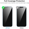image:imageJETech Privacy Screen Protector for iPhone 13 mini 2Pack  FullCoverage Tempered Glass EdgetoEdge Protection AntiSpy CaseFriendly HD CleariPhone 13 mini