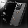 image:imageJETech Rugged Case for iPhone 14 Pro Black  DualLayer Protection HeavyDuty Shockproof Design Matte FinishBlack
