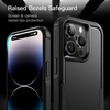 image:imageJETech Rugged Case for iPhone 14 Pro Black  DualLayer Protection HeavyDuty Shockproof Design Matte FinishBlack