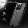 image:imageJETech Rugged Case for iPhone 14 Pro Max Black  DualLayer Protection HeavyDuty Shockproof Design Matte FinishBlack