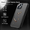 image:imageJETech Rugged Case for iPhone 15 Plus Black  DualLayer Protection HeavyDuty Shockproof Design Matte FinishBlack