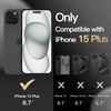 image:imageJETech Rugged Case for iPhone 15 Plus Black  DualLayer Protection HeavyDuty Shockproof Design Matte FinishBlack