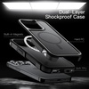 image:imageJETech Rugged Magnetic Case for iPhone 14 Pro Max Black  Compatible with MagSafe DualLayer Protection HeavyDuty Shockproof Phone CoverBlack