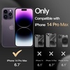 image:imageJETech Rugged Magnetic Case for iPhone 14 Pro Max Black  Compatible with MagSafe DualLayer Protection HeavyDuty Shockproof Phone CoverDeep Purple