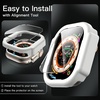 image:imageJETech Screen Protector for Apple Watch Ultra 321 49mm 3Pack  Tempered Glass Protection HD Clear Easy Installation Frame AntiScratch Design