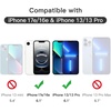 image:imageJETech Screen Protector for iPhone 17e16e13 Pro13 3Pack  9H Tempered Glass Full Coverage Scratch Resistant HD Clear CaseFriendly
