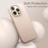 image:imageJETech Silicone Case for iPhone 13 Black  Silky Soft Touch Shockproof Protection Scratch Resistant Microfiber LiningBeige