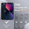 image:imageJETech Silicone Case for iPhone 13 Black  Silky Soft Touch Shockproof Protection Scratch Resistant Microfiber LiningBlack