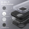 image:imageJETech Silicone Case for iPhone 13 Black  Silky Soft Touch Shockproof Protection Scratch Resistant Microfiber LiningBlack