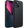image:imageJETech Silicone Case for iPhone 13 Black  Silky Soft Touch Shockproof Protection Scratch Resistant Microfiber LiningBlack
