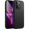 image:imageJETech Silicone Case for iPhone 13 Black  Silky Soft Touch Shockproof Protection Scratch Resistant Microfiber LiningBlack