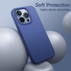 image:imageJETech Silicone Case for iPhone 13 Black  Silky Soft Touch Shockproof Protection Scratch Resistant Microfiber LiningBlue Jay