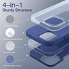 image:imageJETech Silicone Case for iPhone 13 Black  Silky Soft Touch Shockproof Protection Scratch Resistant Microfiber LiningBlue Jay