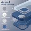 image:imageJETech Silicone Case for iPhone 13 Black  Silky Soft Touch Shockproof Protection Scratch Resistant Microfiber LiningBlue Jay
