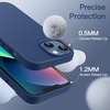 image:imageJETech Silicone Case for iPhone 13 Black  Silky Soft Touch Shockproof Protection Scratch Resistant Microfiber LiningCobalt Blue