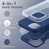 image:imageJETech Silicone Case for iPhone 13 Black  Silky Soft Touch Shockproof Protection Scratch Resistant Microfiber LiningCobalt Blue