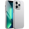image:imageJETech Silicone Case for iPhone 13 Black  Silky Soft Touch Shockproof Protection Scratch Resistant Microfiber LiningLight Grey