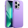 image:imageJETech Silicone Case for iPhone 13 Black  Silky Soft Touch Shockproof Protection Scratch Resistant Microfiber LiningLight Purple