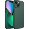 image:imageJETech Silicone Case for iPhone 13 Black  Silky Soft Touch Shockproof Protection Scratch Resistant Microfiber LiningMidnight Green