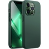 image:imageJETech Silicone Case for iPhone 13 Black  Silky Soft Touch Shockproof Protection Scratch Resistant Microfiber LiningMidnight Green