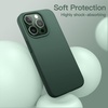 image:imageJETech Silicone Case for iPhone 13 Black  Silky Soft Touch Shockproof Protection Scratch Resistant Microfiber LiningMidnight Green