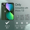 image:imageJETech Silicone Case for iPhone 13 Black  Silky Soft Touch Shockproof Protection Scratch Resistant Microfiber LiningMidnight Green
