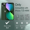 image:imageJETech Silicone Case for iPhone 13 Black  Silky Soft Touch Shockproof Protection Scratch Resistant Microfiber LiningMidnight Green