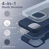 image:imageJETech Silicone Case for iPhone 13 Black  Silky Soft Touch Shockproof Protection Scratch Resistant Microfiber LiningNavy