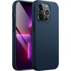 image:imageJETech Silicone Case for iPhone 13 Black  Silky Soft Touch Shockproof Protection Scratch Resistant Microfiber LiningNavy