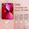 image:imageJETech Silicone Case for iPhone 13 Black  Silky Soft Touch Shockproof Protection Scratch Resistant Microfiber LiningOrange Red