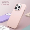 image:imageJETech Silicone Case for iPhone 13 Black  Silky Soft Touch Shockproof Protection Scratch Resistant Microfiber LiningPink