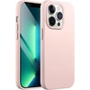 image:imageJETech Silicone Case for iPhone 13 Black  Silky Soft Touch Shockproof Protection Scratch Resistant Microfiber LiningPink