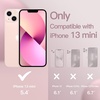 image:imageJETech Silicone Case for iPhone 13 Black  Silky Soft Touch Shockproof Protection Scratch Resistant Microfiber LiningPink