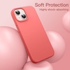 image:imageJETech Silicone Case for iPhone 13 Black  Silky Soft Touch Shockproof Protection Scratch Resistant Microfiber LiningPink Pomelo