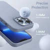 image:imageJETech Silicone Case for iPhone 13 Black  Silky Soft Touch Shockproof Protection Scratch Resistant Microfiber LiningSierra Blue
