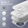 image:imageJETech Silicone Case for iPhone 13 Black  Silky Soft Touch Shockproof Protection Scratch Resistant Microfiber LiningStarlight