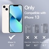 image:imageJETech Silicone Case for iPhone 13 Black  Silky Soft Touch Shockproof Protection Scratch Resistant Microfiber LiningStarlight