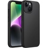 image:imageJETech Silicone Case for iPhone 14 Plus Black  Silky Soft Touch Shockproof Protection Scratch Resistant Microfiber LiningBlack