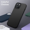 image:imageJETech Silicone Case for iPhone 14 Plus Black  Silky Soft Touch Shockproof Protection Scratch Resistant Microfiber LiningBlack
